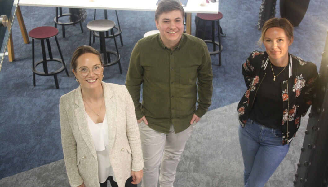 Sindre Nordby, Tanja Heglund og Kjersti Borander i Markedssjefene. Sindre Nordby, Tanja Heglund og Kjersti Borander i Markedssjefene.
