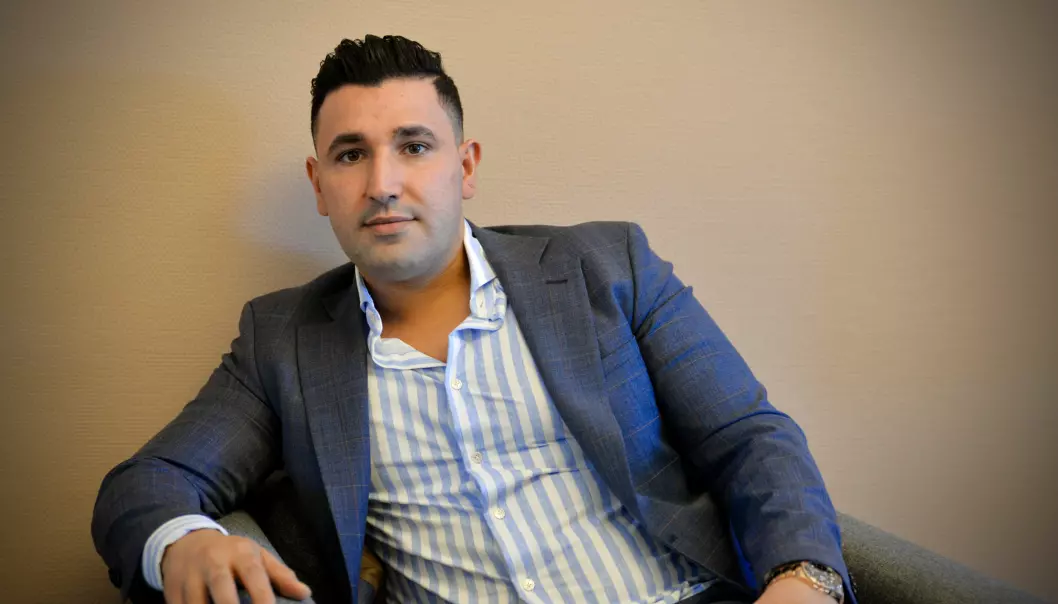 Werhad Bejani jobber som salgsdirektør i Instacall AS.