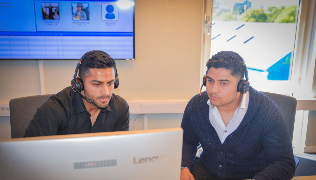 Ahmed Athir og Ali Athir jobber med B2B-salg i Instacall. Ahmed Athir og Ali Athir jobber med B2B-salg i Instacall.