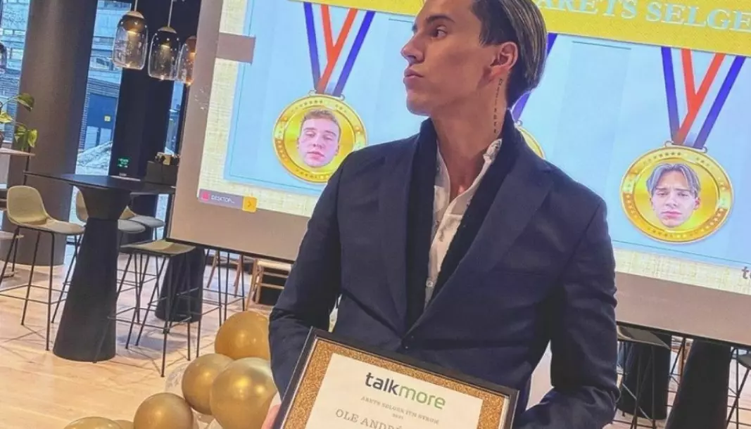 Ole André Andås fikk drømmen oppfylt, da han vant prisen for Årets selger 2021.