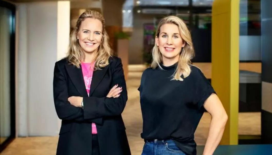 AnnaMaria Carnemark (til høyre) tar over lederrollen i Reitan Convenience Norway. Her sammen med Mariette Kristensson, CEO i Reitan Convenience AS.