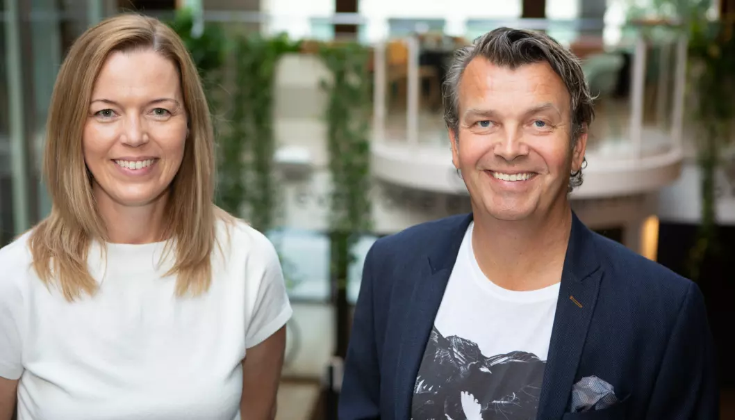 Anette Heier White og Bjarte Øgrey i Channel Factory