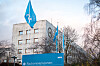 Bilde av NRK-flagg utenfor Marienlyst i Oslo.