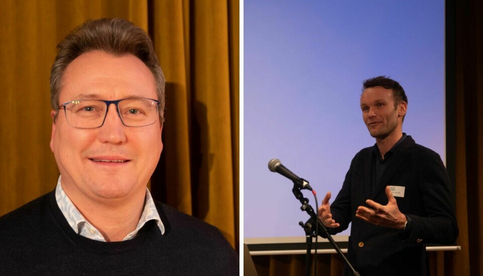 (F.v) Co-founder i BrightBid, Morten Jærv Wang og Head of Marketing i Watchcom, Tormod Fjellgård.