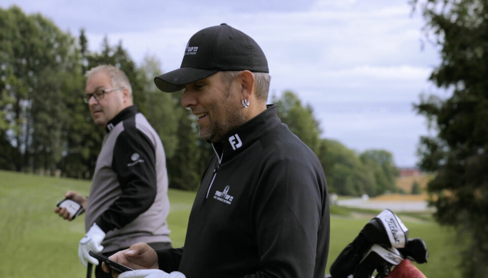 Franck Bjaanes kaller seg selv for en 'golfidiot'