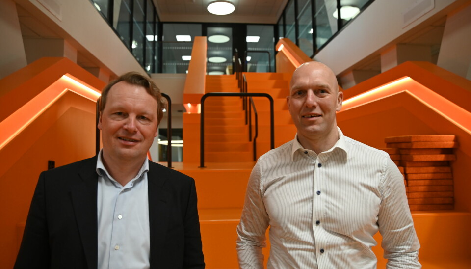 CCO B2B i Telia, Jon Christian Hillestad, og salgsdirektør for SMB, Anders Odenmarck.